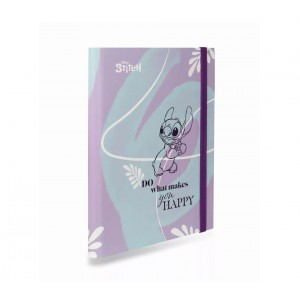 Füzetbox gumis Disney Fashion STITCH HAPPY A4 karton 75217 3cm gerinc