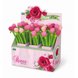 Golyóstoll LEBEZ  Plump pen Roses 36dbdispl 82106