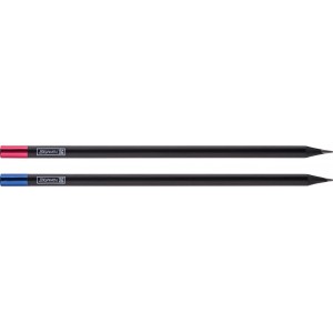 Grafit ceruza BRUNNEN kerek fekete fa, mágneses végű pink és kék   "Magnetic Carbon"   32dbdisp  102732903