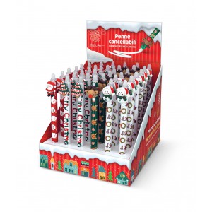 Golyóstoll LEBEZ Christmas radírozható 36dbdispl 81738