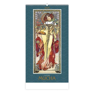 Falinaptár 33X60 2026  MUCHA  T091-11