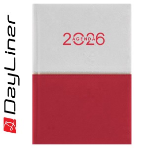 Heti agenda B6 2026 CONTRAST fehér-piros