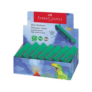 Radír FABER-CASTELL háromszögletű Dinószaurusz 188750