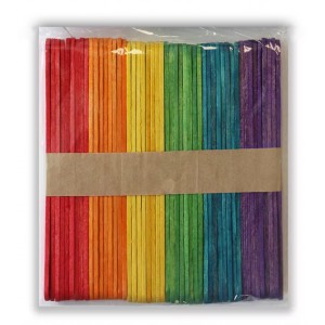 Spatula jégkrémpálcika vegyes színek 115x10mm 50dbcsg