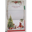 Képeslap 6 Argus karácsonyi 11-6551 Boldog karácsonyi ünnepeket! karácsonyfa gyerekekkel. Kihajth.