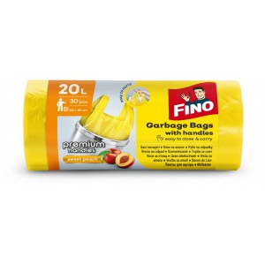 Szemeteszs&aacute;k FINO 44x49 k&ouml;thető f&uuml;les barack illat 20L  30dbtek