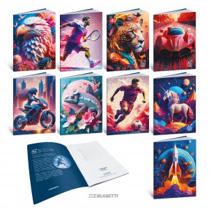 F&uuml;zet BLASETTI A4 100g kem&eacute;ny fedeles kock&aacute;s 50l A.i. Color Dreams 2026 10 dbcsg 9433