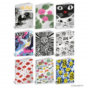 F&uuml;zet BLASETTI A4 100g kem&eacute;ny fedeles kock&aacute;s 50l Argento Vivo 2026 10 dbcsg 9439