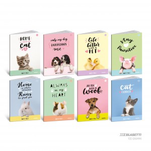 F&uuml;zet BLASETTI A4 100g kock&aacute;s 38lap LOVELY PAWS100  2026 10dbcsg  9281