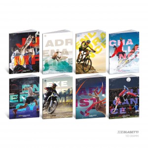 F&uuml;zet BLASETTI A4 100g kock&aacute;s 38lap SPORT CHALLENGE100  2026 10dbcsg  9304