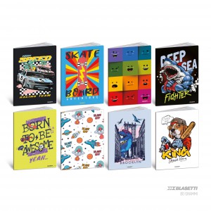 F&uuml;zet BLASETTI A4 80g vonalas 42lap KID BOY 2026 10 dbcsg 9207M