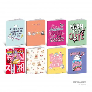 F&uuml;zet BLASETTI A4 80g kock&aacute;s 42lap KID GIRL 2026 10 dbcsg 9211