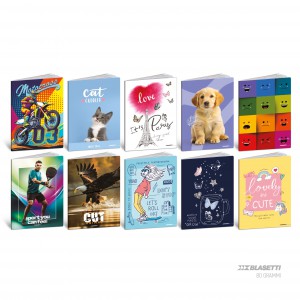 F&uuml;zet BLASETTI A5 80g  kock&aacute;s 42l BAMBINI 2026  10 dbcsg 9366M