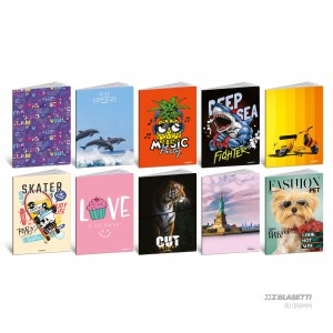 F&uuml;zet BLASETTI A5 80g  kock&aacute;s 42l RAGAZZI 2026  10 dbcsg 9371M