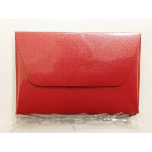 Sz&iacute;nes bor&iacute;t&eacute;k n&eacute;vjegy selyemf&eacute;nyű pirosEmperor red   &Uacute;J