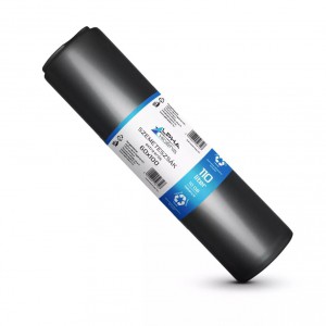 Szemeteszs&aacute;k ALPHA  110L  22mic  10dbtekercs  fekete