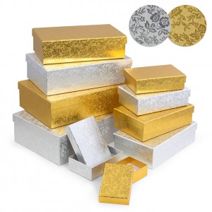 D&iacute;szdoboz ARGUS 10 r&eacute;szes t&eacute;gla arany-ez&uuml;st vir&aacute;gmint&aacute;s 2500-5205