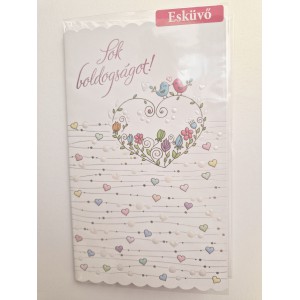 K&eacute;peslap 7 ARGUS 13-6181 Sok boldogs&aacute;got! Szivecske k&eacute;t mad&aacute;rral