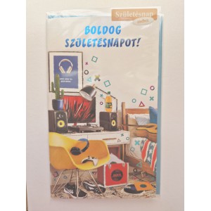 K&eacute;peslap 6 ARGUS 15-6591 Boldog sz&uuml;let&eacute;snapot! Fi&uacute;s szoba, zsebes