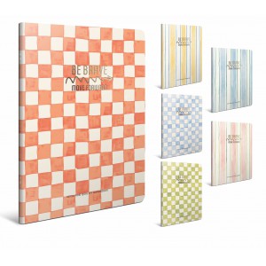 F&uuml;zet GIPTA Aura  A5 PP bor&iacute;t&aacute;ssal 60 lapos vonalas 8359