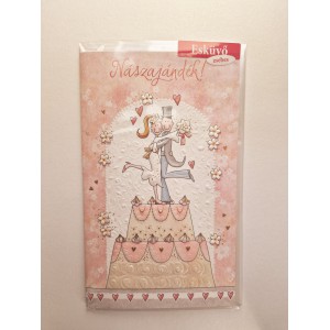 K&eacute;peslap 8 ARGUS 13-6179 N&aacute;szaj&aacute;nd&eacute;k! Ifj&uacute; p&aacute;r torta tetej&eacute;n. zsebes