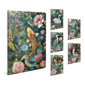 F&uuml;zet GIPTA Garden  13x21 cm  karton bor&iacute;t&aacute;ssal 60 lapos sima 8429