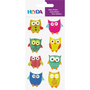 Matrica HEYDA  Baglyok  8db-os  203780713