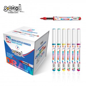 Akrilfilctoll 36klt SCHOOL COLLECTION displayben SC3014