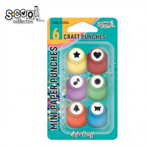 Lyukaszt&oacute; School Collection dekor&aacute;ci&oacute;s k&eacute;szlet 6db-os   SC2056