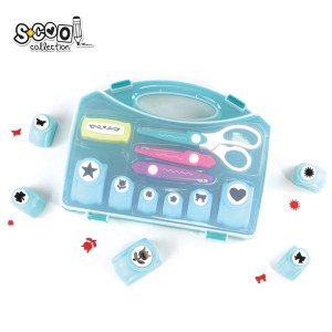 Lyukaszt&oacute; School Collection dekor&aacute;ci&oacute;s k&eacute;szlet+oll&oacute;  SC3216