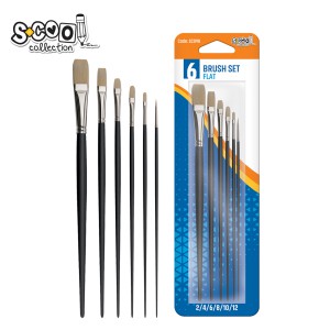 Ecset szett lapos  24681012  bliszteres SC098