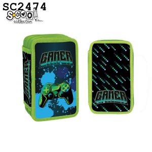 Tolltart&oacute; School Collection 3 emeletes &uuml;res  vegyes mint&aacute;k SC24742473293729402941