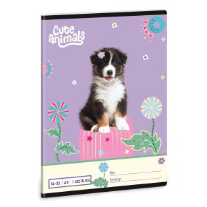 F&uuml;zet ARS UNA A5 14-32   1.o. vonalas Cut animals-Aussie 5528 26