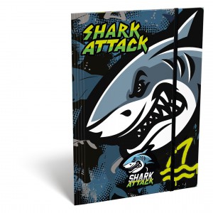 Gumis mappa LIZZY A4 Shark Attack 7460148007