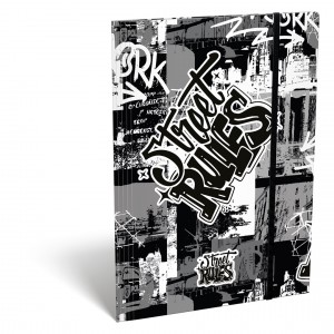Gumis mappa LIZZY A4 Street Rules 7460148010