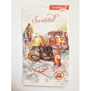 K&eacute;peslap 6  ARGUS 15-6564 Szeretettel! Tűzolt&oacute;s. Zsebes