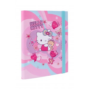 F&uuml;zetbox gumis Hello Kitty  A5 karton 15161 3cm gerinc