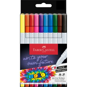 Rost 10klt FABER-CASTELL Grip Boldpen vastag FC155317