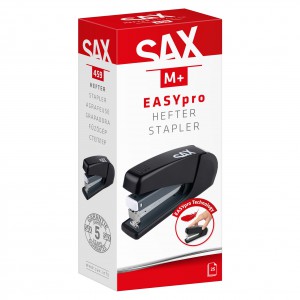 Tűzőg&eacute;p SAX 459 M+ Easypro 25lap fekete