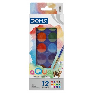 V&iacute;zfest&eacute;k 12klt FILA DOMS kis gombos 23mm+ecset, bliszteren N80550