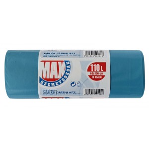 Szemeteszs&aacute;k MAX 60x100 16mikr. 110L k&eacute;k 10dbtek