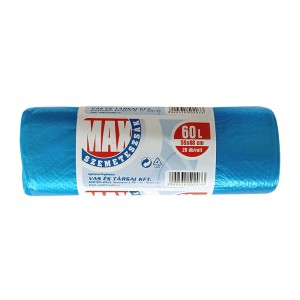 Szemeteszs&aacute;k MAX 55x68 8mikr. 60L k&eacute;k 20dbtek