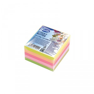 &Ouml;ntapad&oacute;s jegyzet FOR OFIS Notes  51x51 300lap neon sziv&aacute;rv&aacute;ny kocka 91022