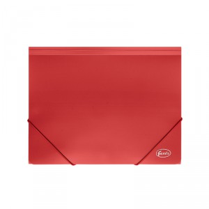 Gumis mappa FOR OFIS A4 PP piros  91157