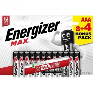 Elem ENERGIZER Max mikro  LR03  AAABL12