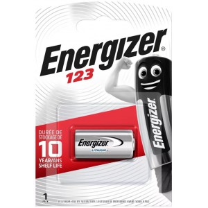 Gombelem ENERGIZER l&iacute;tium CR123  3V BL1