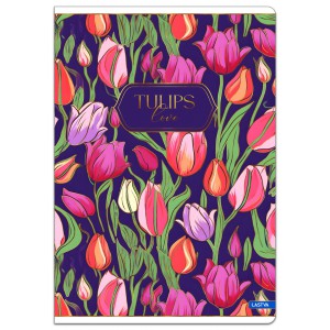 F&uuml;zet LASTVA A4  52 lap Tulips vonalas 232821