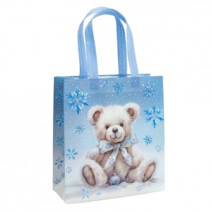 Bev&aacute;s&aacute;rl&oacute; t&aacute;ska textil non-woven ARGUS kar&aacute;csonyi 26,6x28,9x11 macis 2036-0471