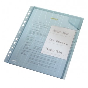 Lefűzhető tasak COMBIFILE A4 rendszerező 3dbcsomag  Kék 47290035