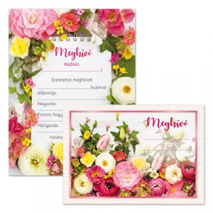 Party meghívó ARS UNA borítékkal általános minták nem jogdíjas  22